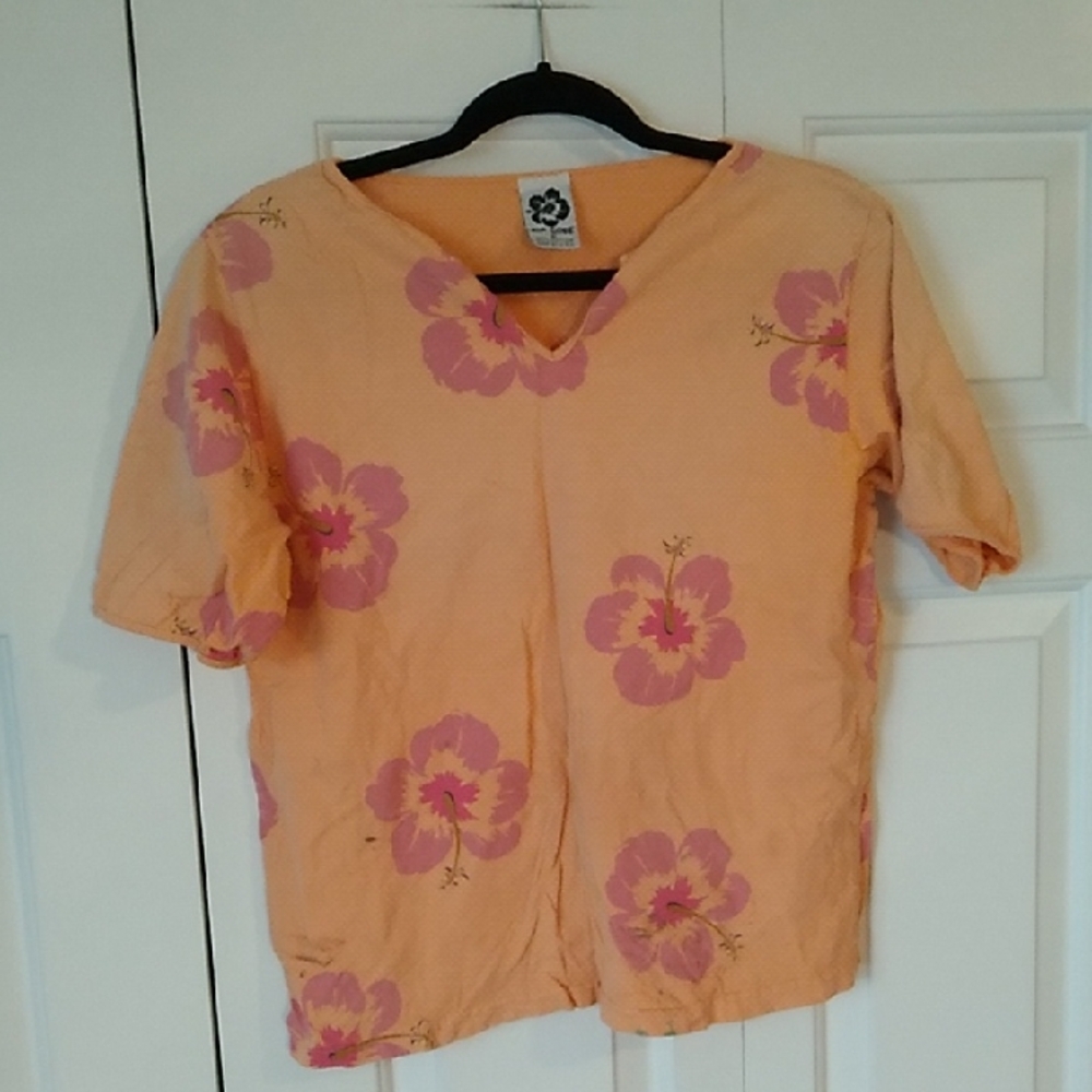 Floral V-Neck Top